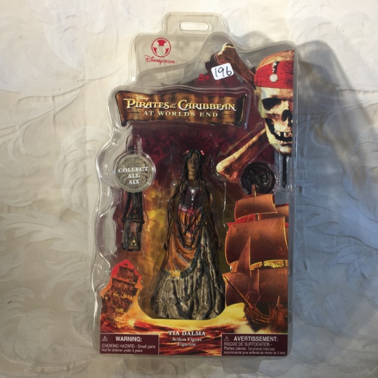 NIP Collector Disney Pirates Of The Caribbean At Worlds End Tia Dalma Action Figure 7" Tall Figure