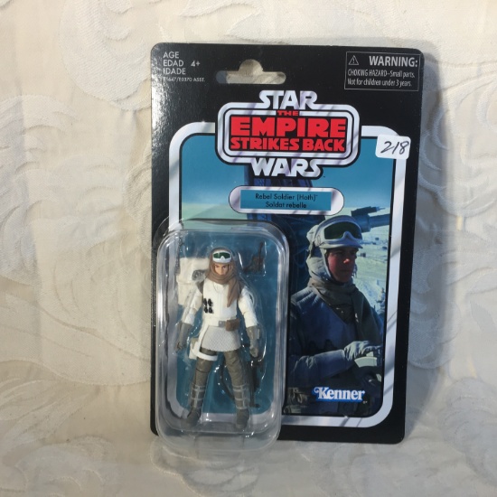 NIP Collector Hasbro Kenner Star Wars The Empire Strikes Back Rebel Soldier Figure 4" Tall Figure