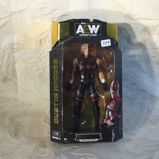 NIP Collector All Elite Wrestling Unrivaled Collection Dustin Rhodes Action Figure 6.5" Tall Figure
