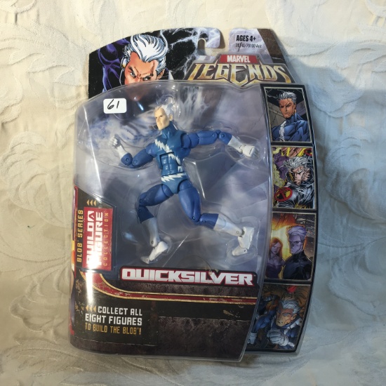 NIB Collector Hasbro Marvel Legends Build Figure Blob Series Quicksilver Action Figure 12"Tall Box