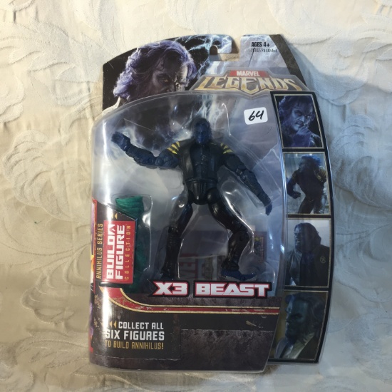 NIB Collector Hasbro Marvel Legends Annihilus Series Build Figure X3 Beast 12"Tall Box Size