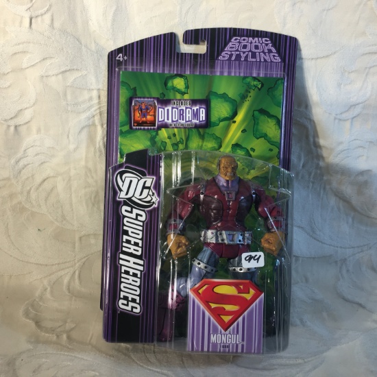 NIB Collector Mattel DC Super Heroes Comic Book Styling  Mongul Action Figure 7"tall Figure