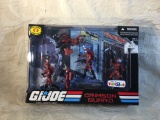 NIP Collector Hasbro GI Joe Crimson Guard Cobra Enemy Action Figure Set 9.5