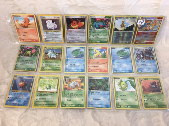 Lot of 18 Pcs Collector Pokemon Trading Game Assorted Cards - See Pictures