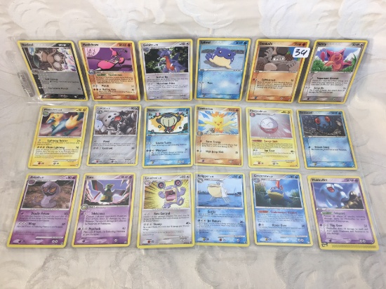 Lot of 18 Pcs Collector Pokemon Trading Game Assorted Cards - See Pictures