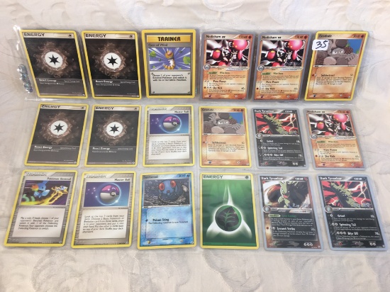 Lot of 18 Pcs Collector Pokemon Trading Game Assorted Cards - See Pictures