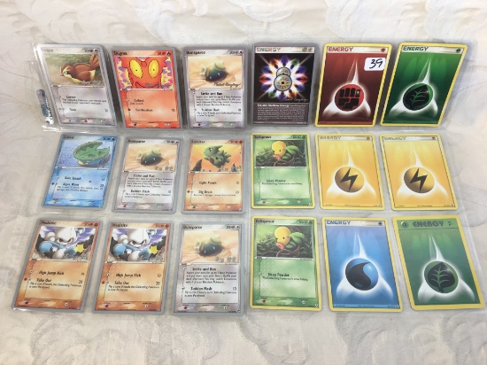 Lot of 18 Pcs Collector Pokemon Trading Game Assorted Cards - See Pictures