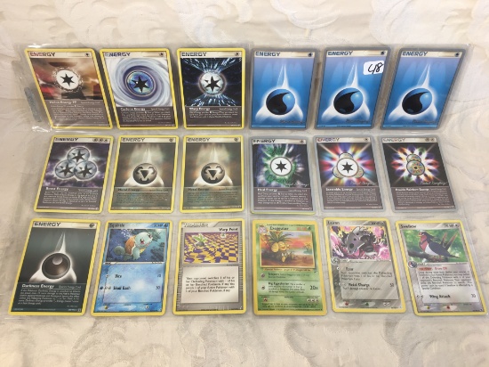 Lot of 18 Pcs Collector Pokemon Trading Game Assorted Cards - See Pictures