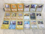 Lot of 18 Pcs Collector Pokemon Trading Game Assorted Cards - See Pictures