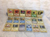 Lot of 18 Pcs Collector Pokemon Trading Game Assorted Cards - See Pictures