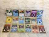Lot of 18 Pcs Collector Pokemon Trading Game Assorted Cards - See Pictures