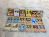 Lot of 18 Pcs Collector Pokemon Trading Game Assorted Cards - See Pictures