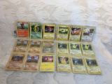 Lot of 18 Pcs Collector Pokemon Trading Game Assorted Cards - See Pictures