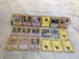 Lot of 18 Pcs Collector Pokemon Trading Game Assorted Cards - See Pictures