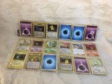 Lot of 18 Pcs Collector Pokemon Trading Game Assorted Cards - See Pictures