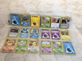 Lot of 18 Pcs Collector Pokemon Trading Game Assorted Cards - See Pictures
