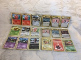 Lot of 18 Pcs Collector Pokemon Trading Game Assorted Cards - See Pictures
