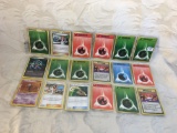Lot of 18 Pcs Collector Pokemon Trading Game Assorted Cards - See Pictures