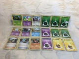 Lot of 18 Pcs Collector Pokemon Trading Game Assorted Cards - See Pictures