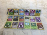Lot of 18 Pcs Collector Pokemon Trading Game Assorted Cards - See Pictures