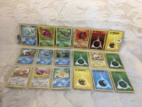 Lot of 18 Pcs Collector Pokemon Trading Game Assorted Cards - See Pictures