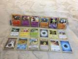 Lot of 18 Pcs Collector Pokemon Trading Game Assorted Cards - See Pictures