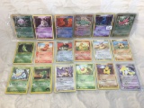 Lot of 18 Pcs Collector Pokemon Trading Game Assorted Cards - See Pictures