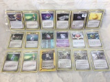 Lot of 18 Pcs Collector Pokemon Trading Game Assorted Cards - See Pictures