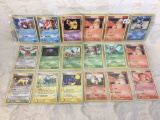 Lot of 18 Pcs Collector Pokemon Trading Game Assorted Cards - See Pictures