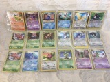 Lot of 18 Pcs Collector Pokemon Trading Game Assorted Cards - See Pictures