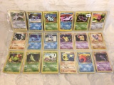 Lot of 18 Pcs Collector Pokemon Trading Game Assorted Cards - See Pictures