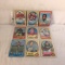 Lot of 9 Pcs Collector Vintage Sport NFL Football Sport Trading Assorted Cards & Players -See Pictur