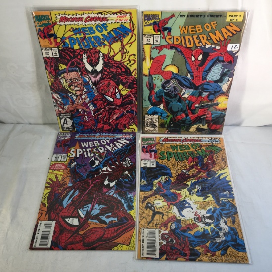 Lot of 4 Pcs Collector Marvel Comics Web Of Spider-man Comic Books No.97.101.102.103.