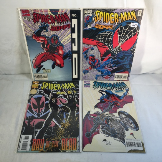 Lot of 4 Pcs Collector Marvel Comics Spider-man 2099 Comic Books No.29.30.31.32.
