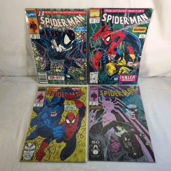 Lot of 4 Pcs Collector Marvel Comics Spider-man Comic Books No.12.13.14.15.