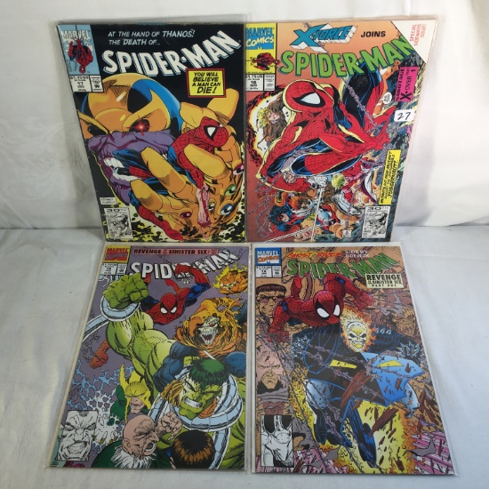 Lot of 4 Pcs Collector Marvel Comics Spider-man Comic Books No.16.17.18.19.