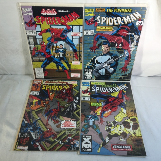 Lot of 4 Pcs Collector Marvel Comics Spider-man Comic Books No.32.33.34.35.