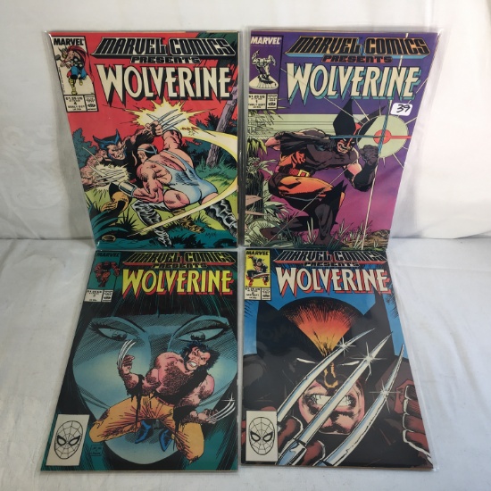 Lot of 4 Pcs Collector Marvel Comics Present Wolverine Comic Books No.1.2.3.4.