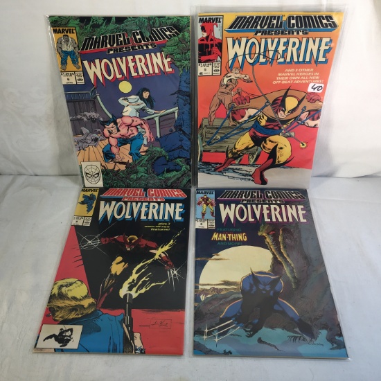 Lot of 4 Pcs Collector Marvel Comics Present Wolverine Comic Books No.5.6.8.9.