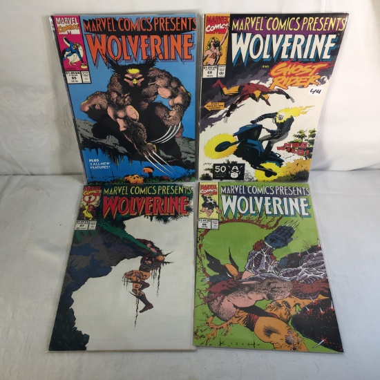Lot of 4 Pcs Collector Marvel Comics Present Wolverine Comic Books No.68.85.86.87.