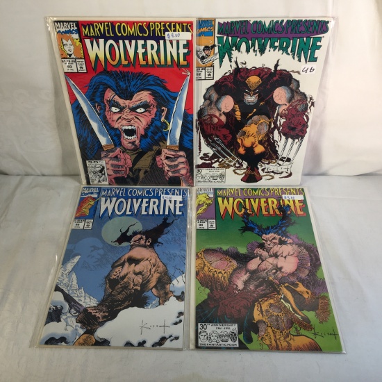 Lot of 4 Pcs Collector Marvel Comics Present Wolverine Comic Books No.92.93.94.95.