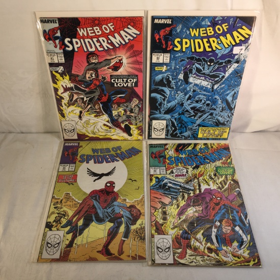Lot of 4 Pcs Collector Marvel Comics Web Of Spider-man Comic Books No.40.41.43.45.
