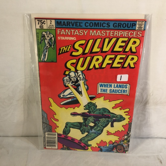 Collector Vintage Marvel Comics Fantasy Masterpieces Starring The Silver Surfer Comic Book No.2