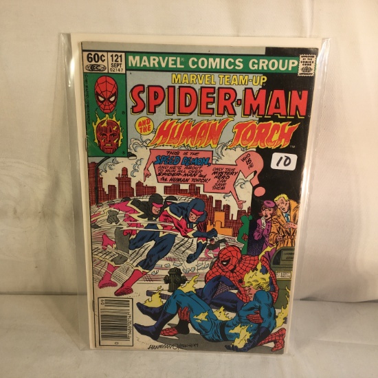 Collector Vintage Marvel Comics Team-Up Spider-man & The Human Torch Comic Book No.121