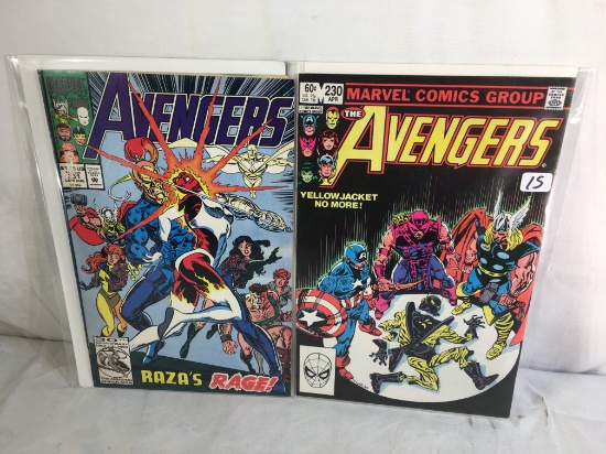 Lot of 2 Pcs Collector Vintage Marvel Comics The Avengers Comic Books No.230.351.