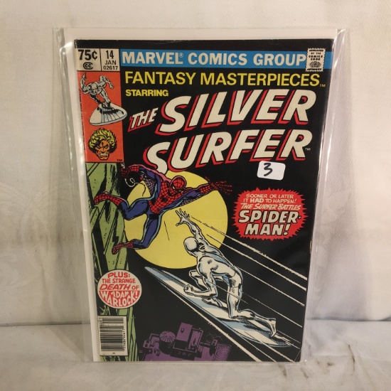 Collector Vintage Marvel Comics Fantasy Masterpieces Starring The Silver Surfer Comic Book No.14