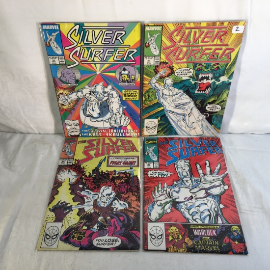 Lot of 4 Pcs collector Modern Marvel Comics The Silver Surfer Comic Books No.23.31.36.39.