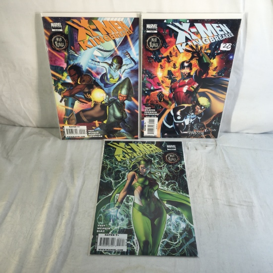 Lot of 3 Pcs collector Modern Marvel Comics X-Men KingBreaker Comic Books No.1.2.3.