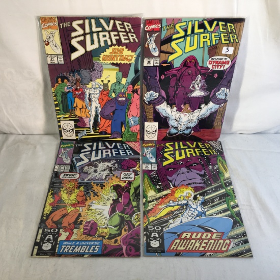 Lot of 4 Pcs collector Modern Marvel Comics The Silver Surfer Comic Books No.40.41.51.52.