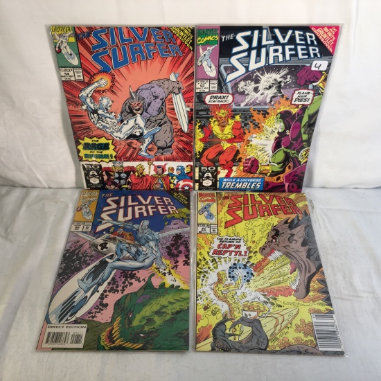 Lot of 4 Pcs collector Modern Marvel Comics The Silver Surfer Comic Books No.52.54.65.94.